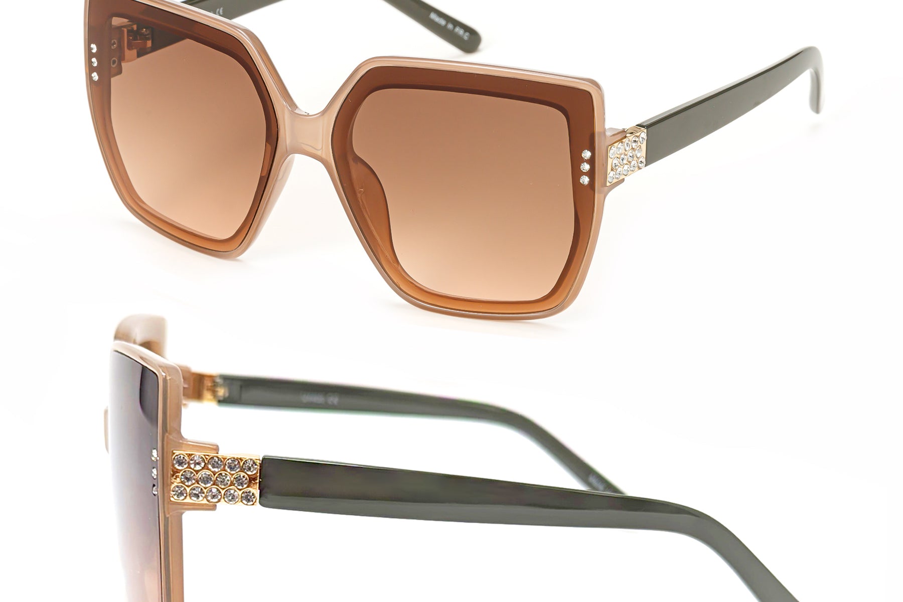 Cat Eye Rhinestone Sunglasses 5848