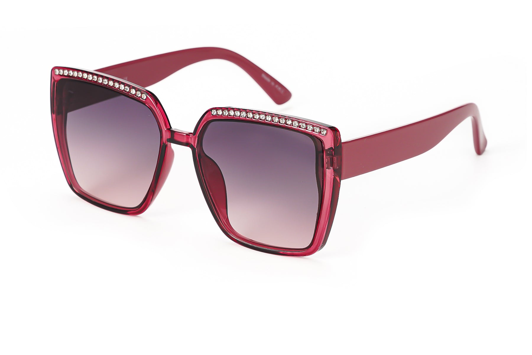 Rhinestone Square Sunglasses 5827