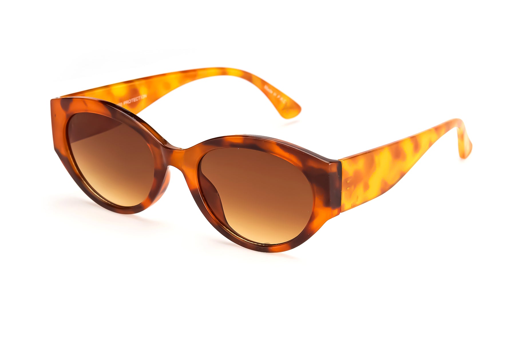 Two Tone Cat Eye Sunglasses 5844