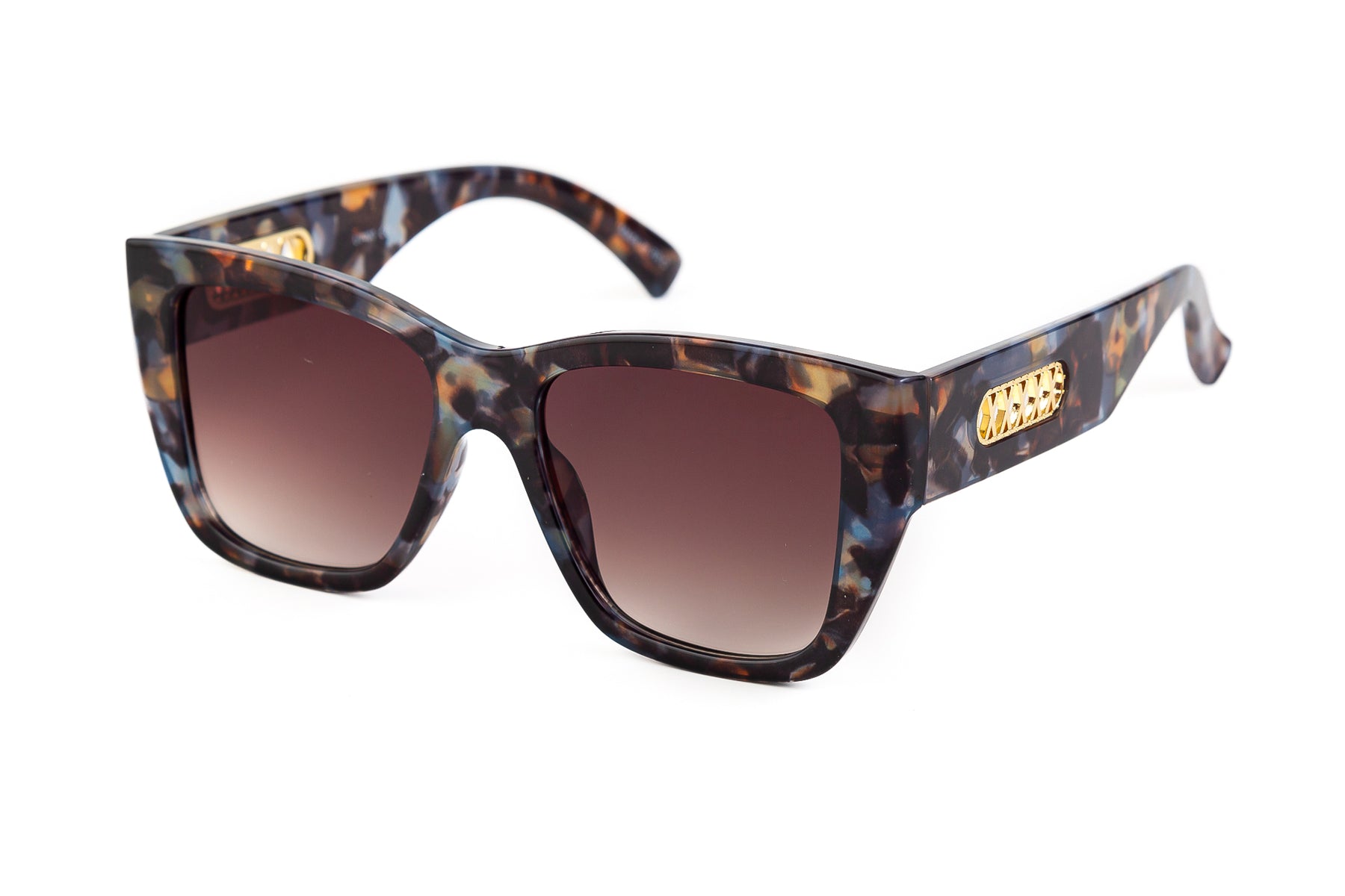 Marble Oversized Square Sunglasses 5898