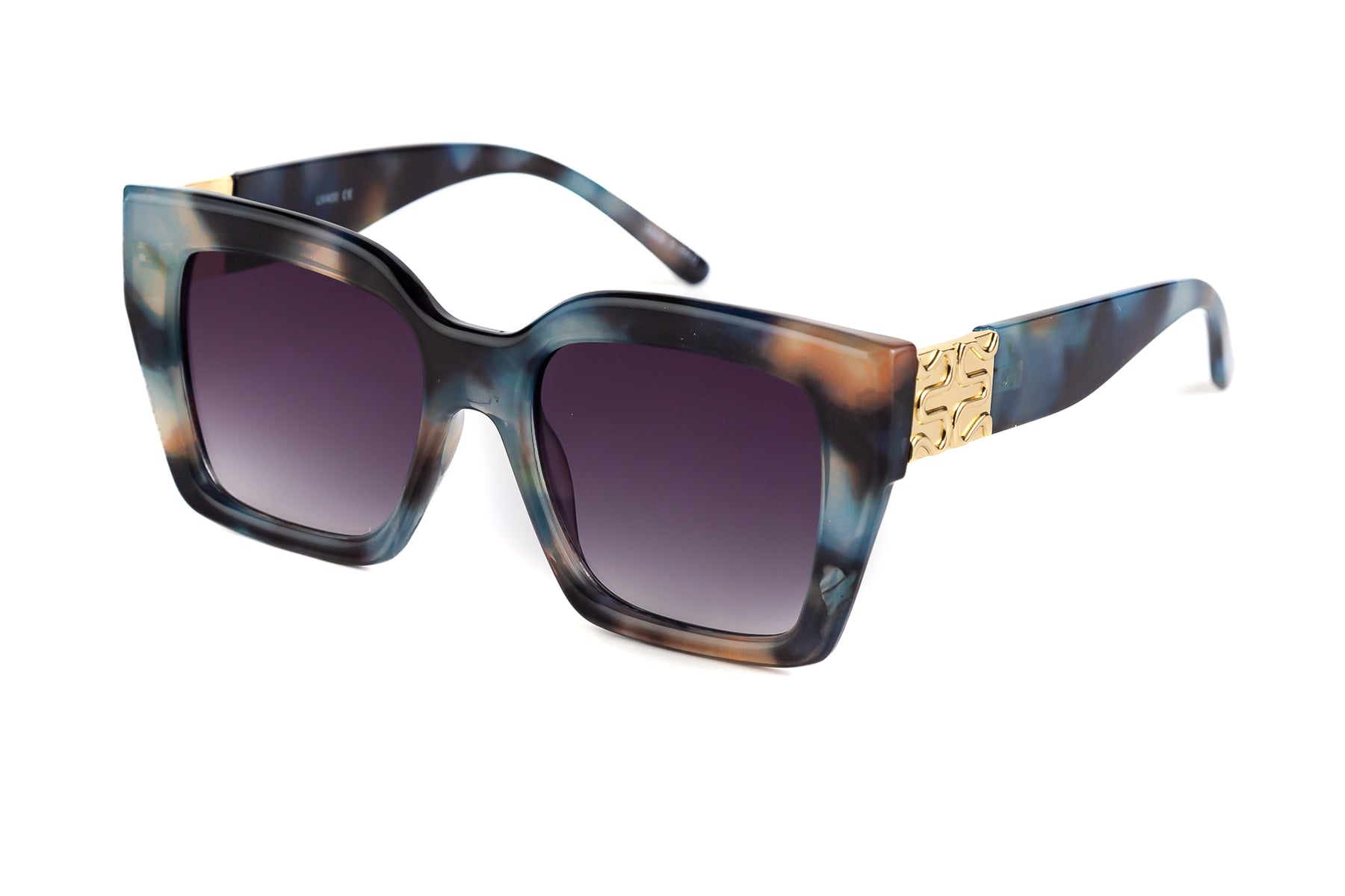 Oversized Marble Square Sunglasses 5900
