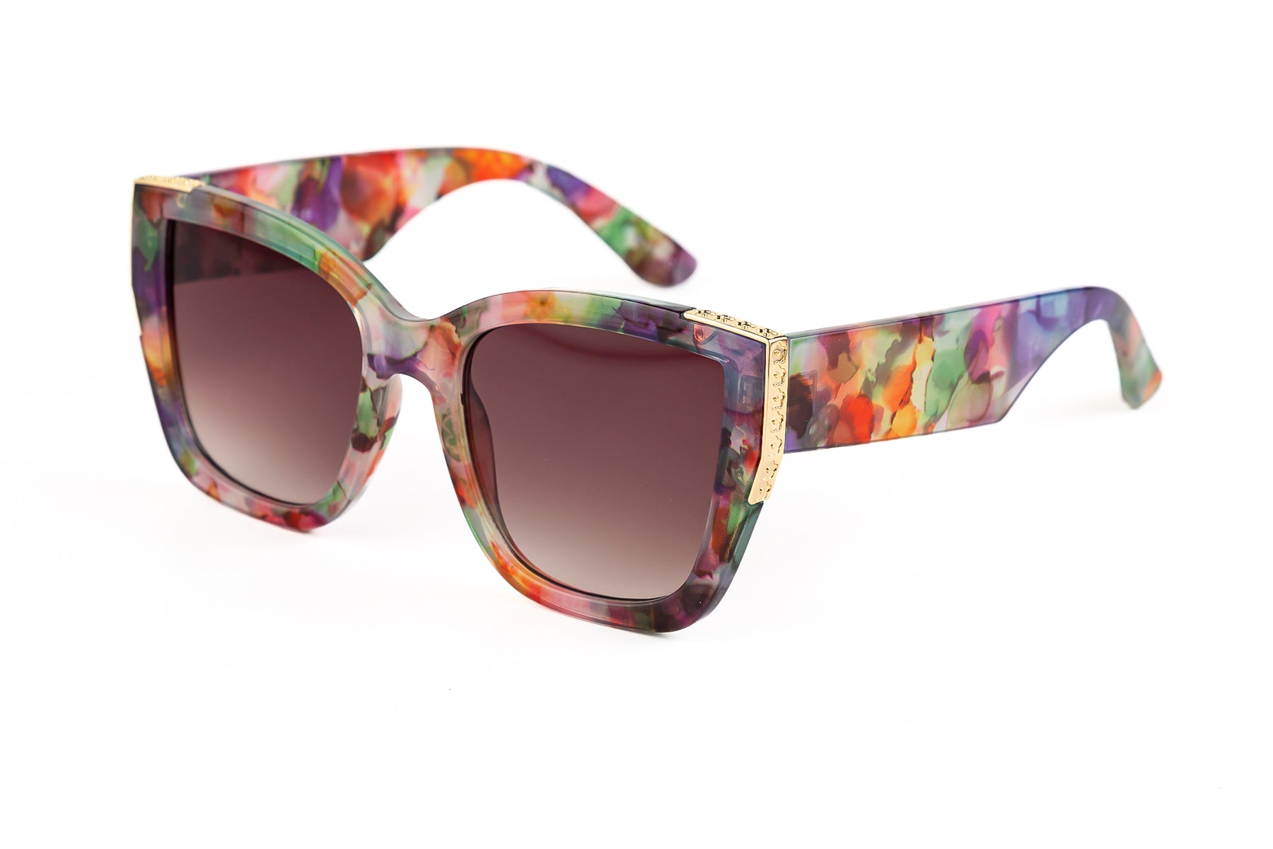 Oversized Multicolor Square Sunglasses 5902