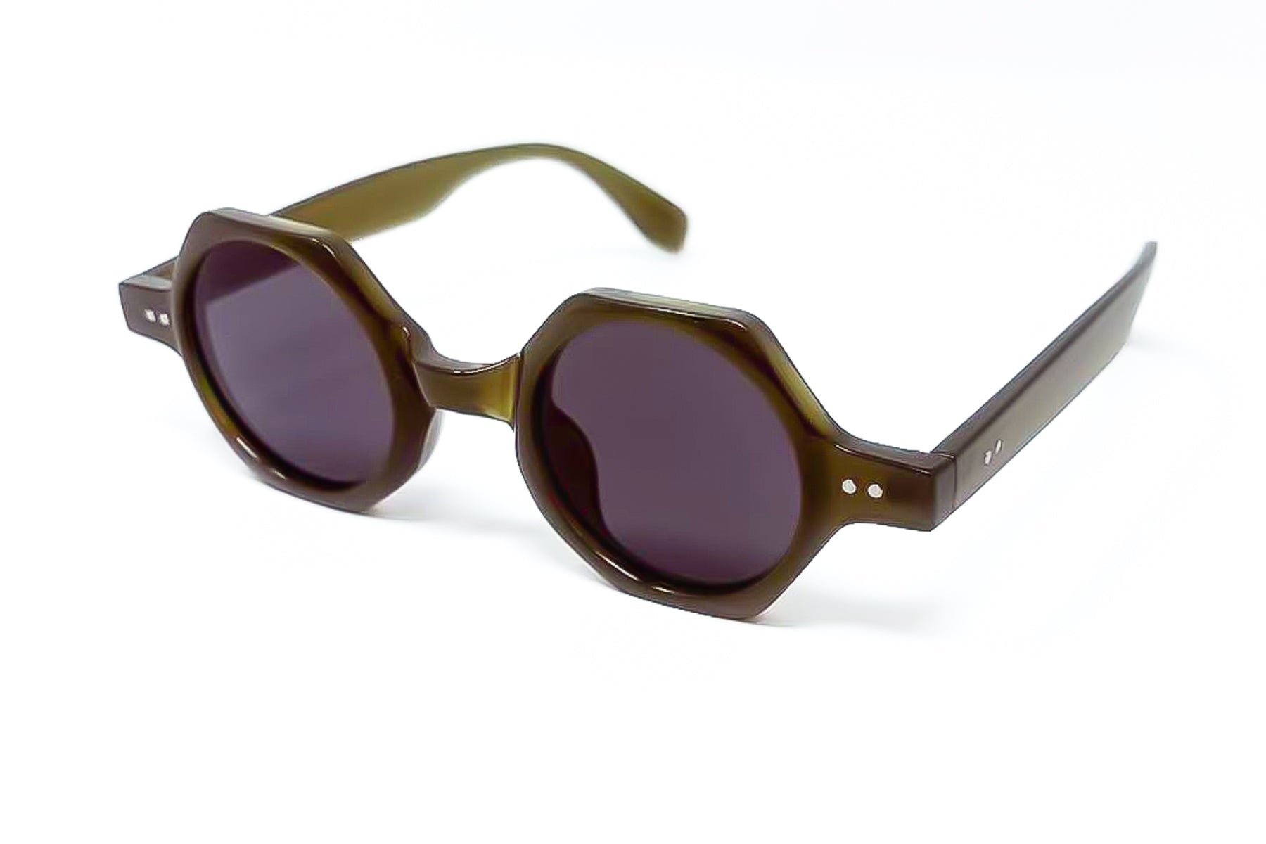 Geometric Round Sunglasses 5929