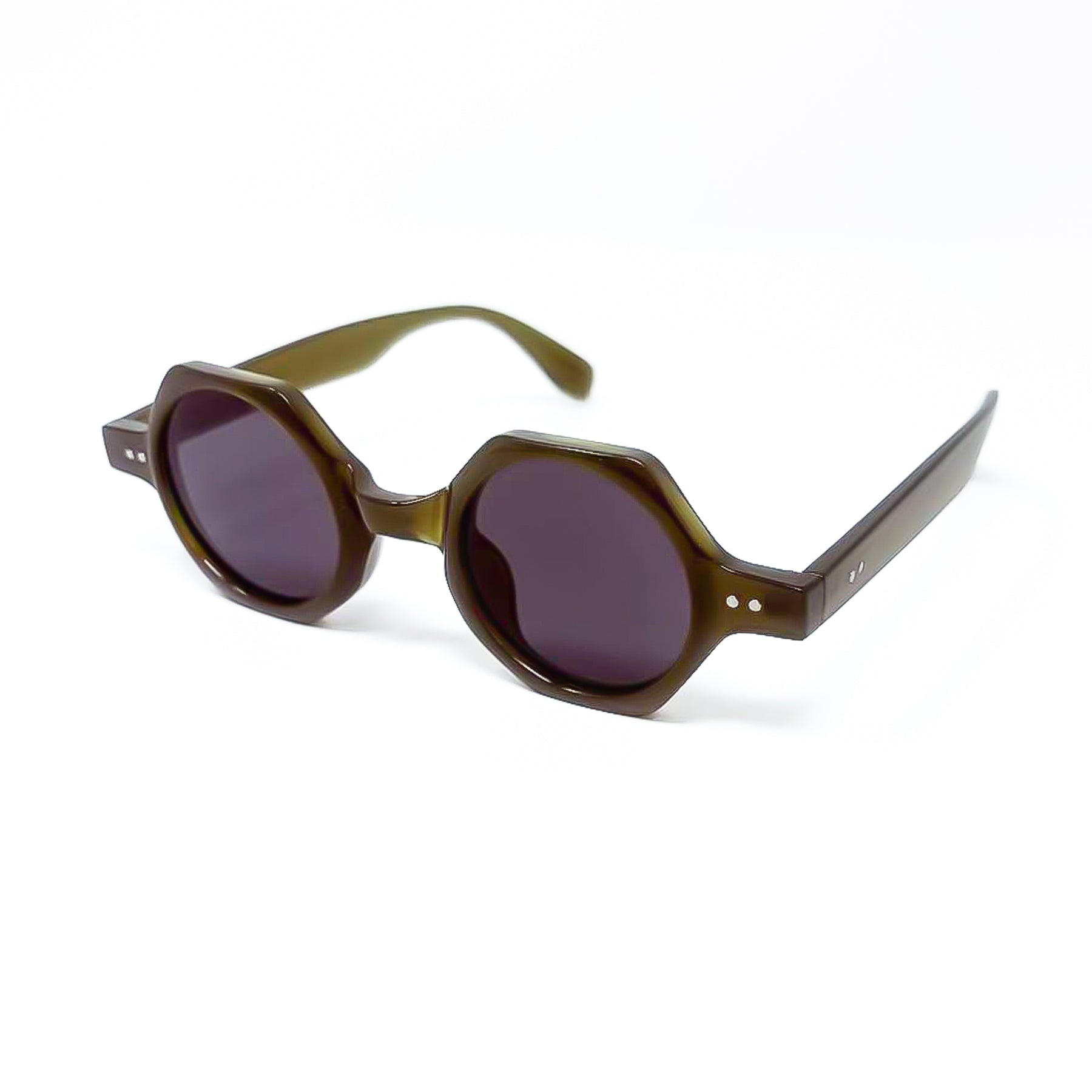Geometric Round Sunglasses 5929