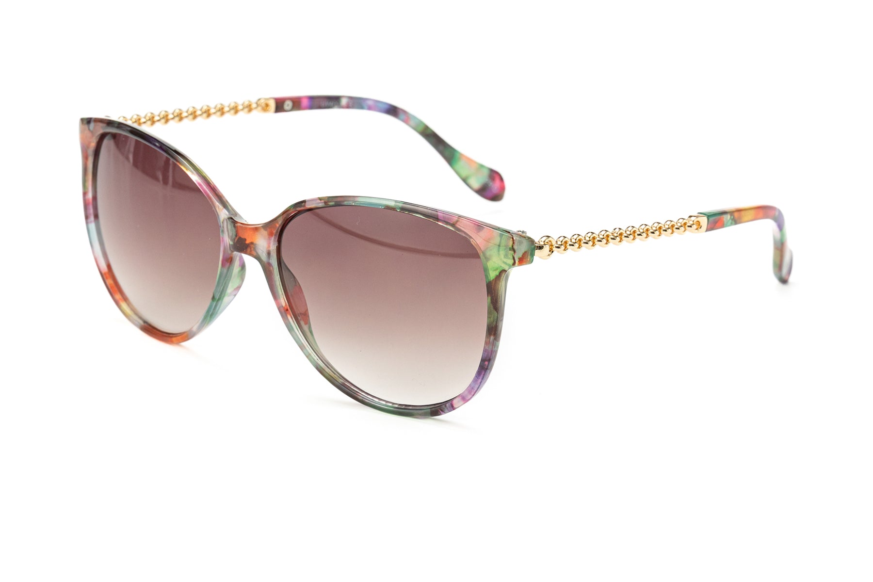 Floral Gradient Cat Eye Sunglasses 5966