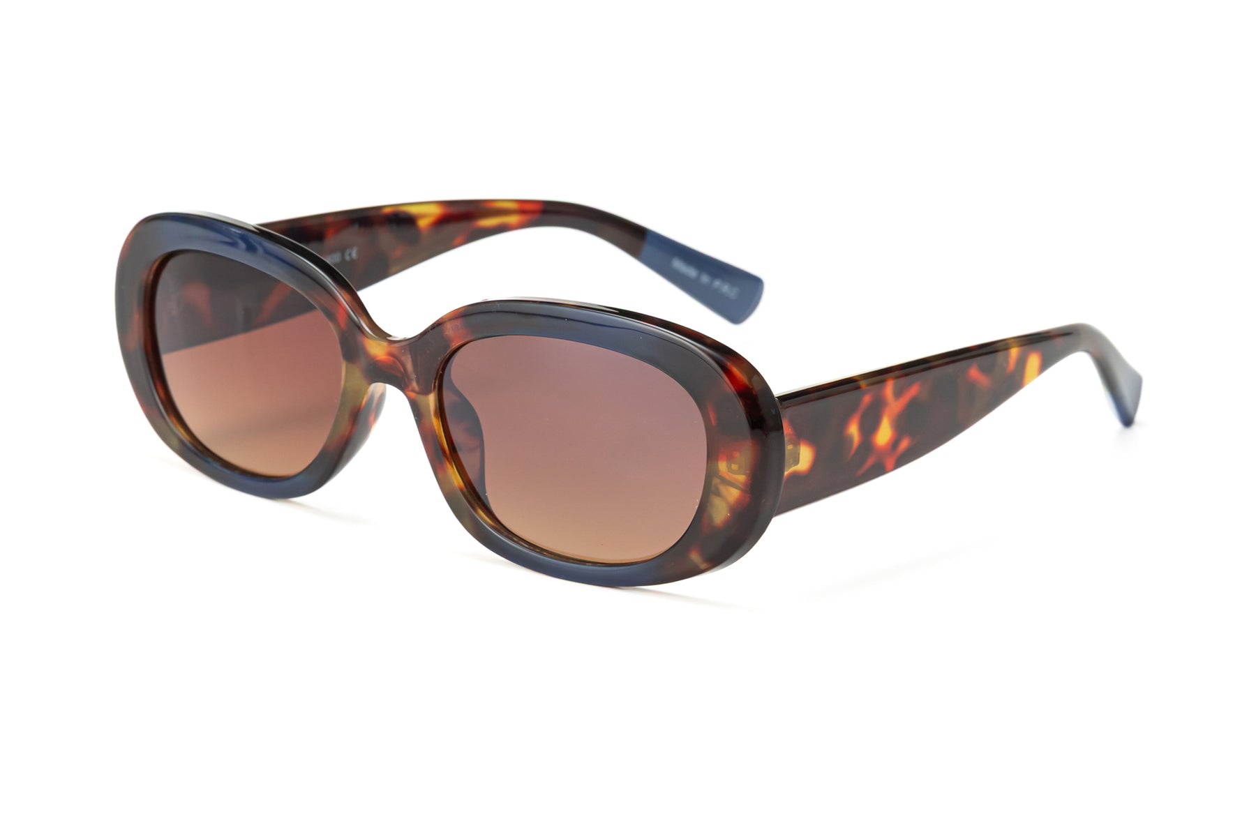 Oval Tortoise Fashion Sunglasses 5969