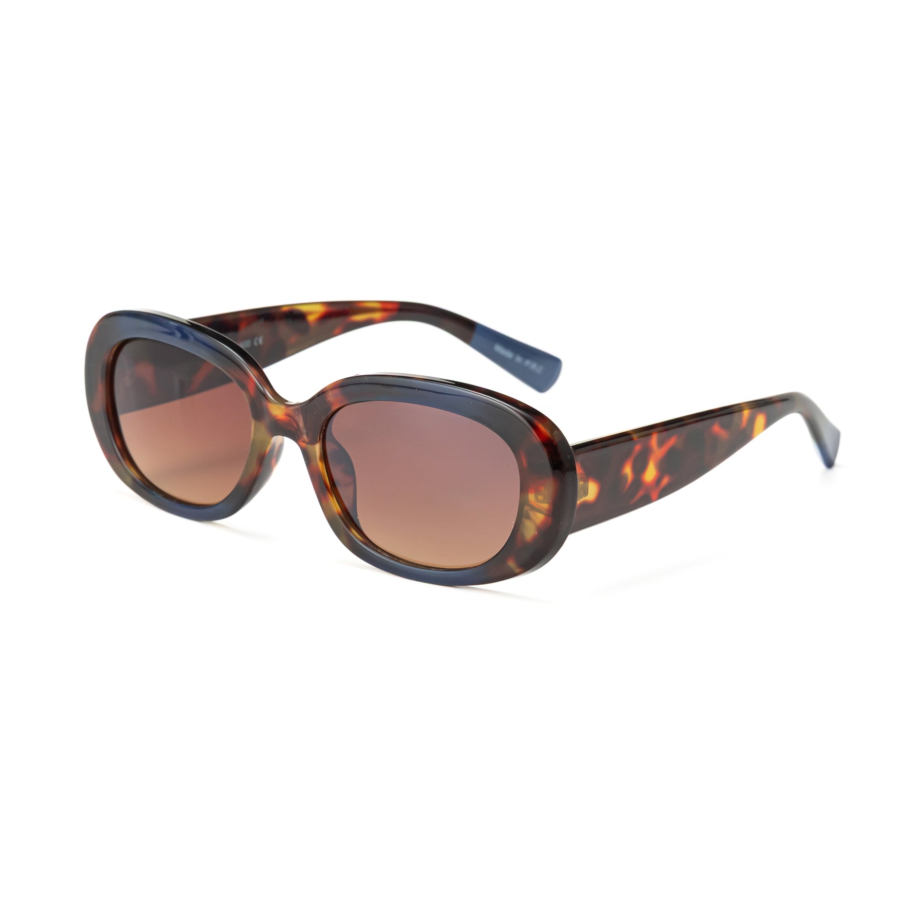 Oval Tortoise Fashion Sunglasses 5969