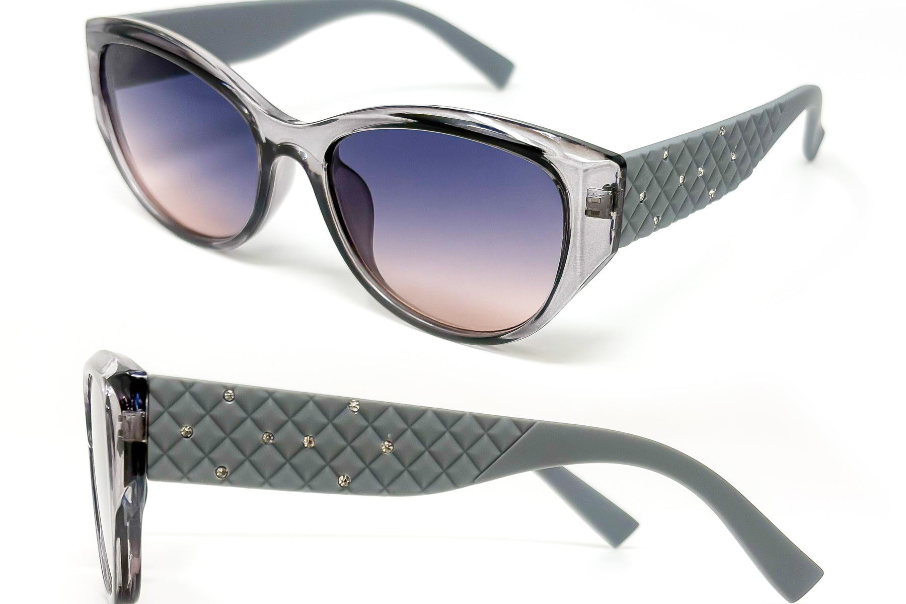 Cat Eye Rhinestone Sunglasses 8727