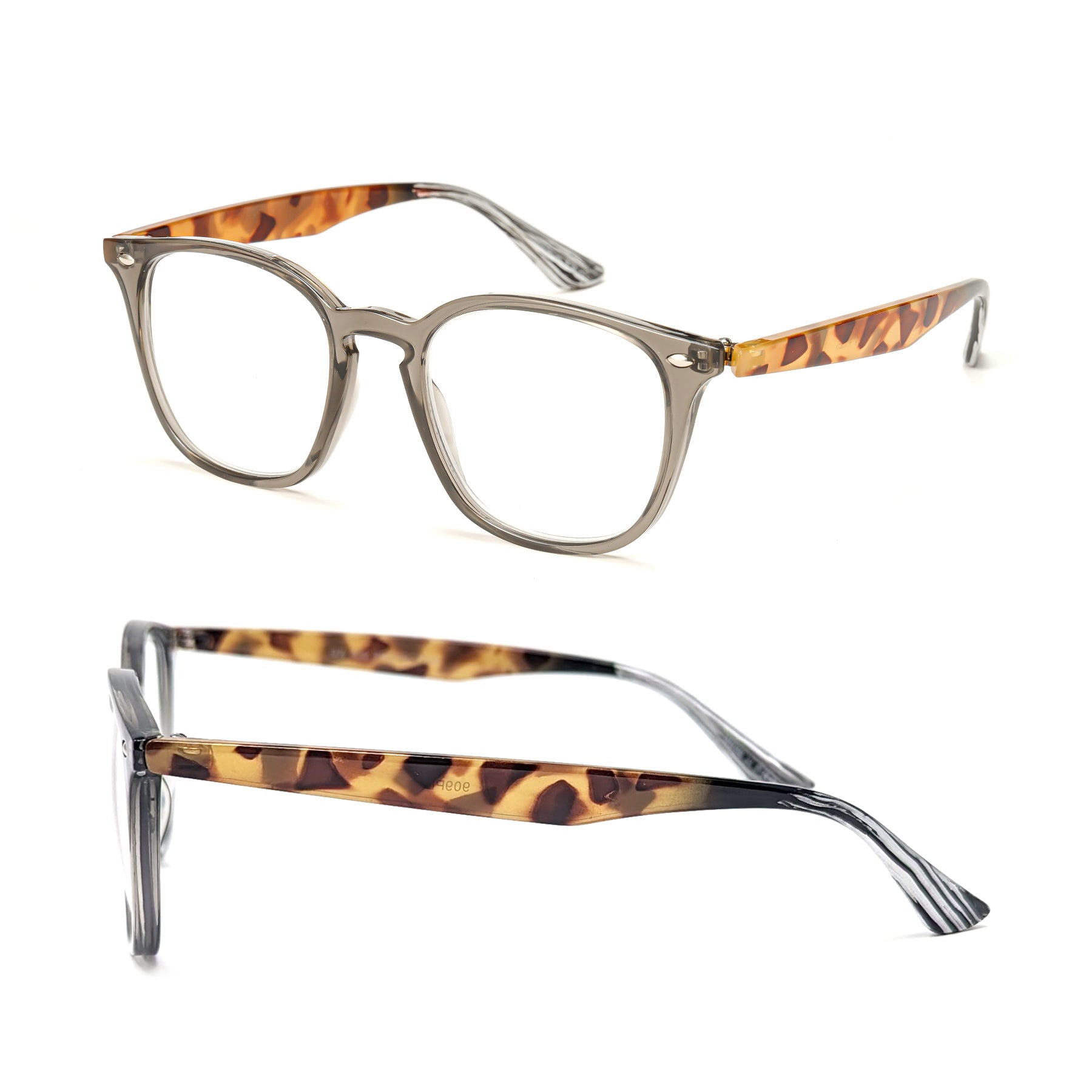 Square Retro Blue Light Plano Glasses 909pl