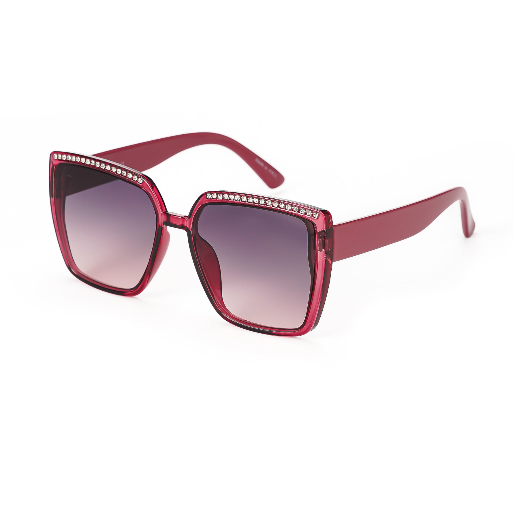 Rhinestone Square Sunglasses 5827