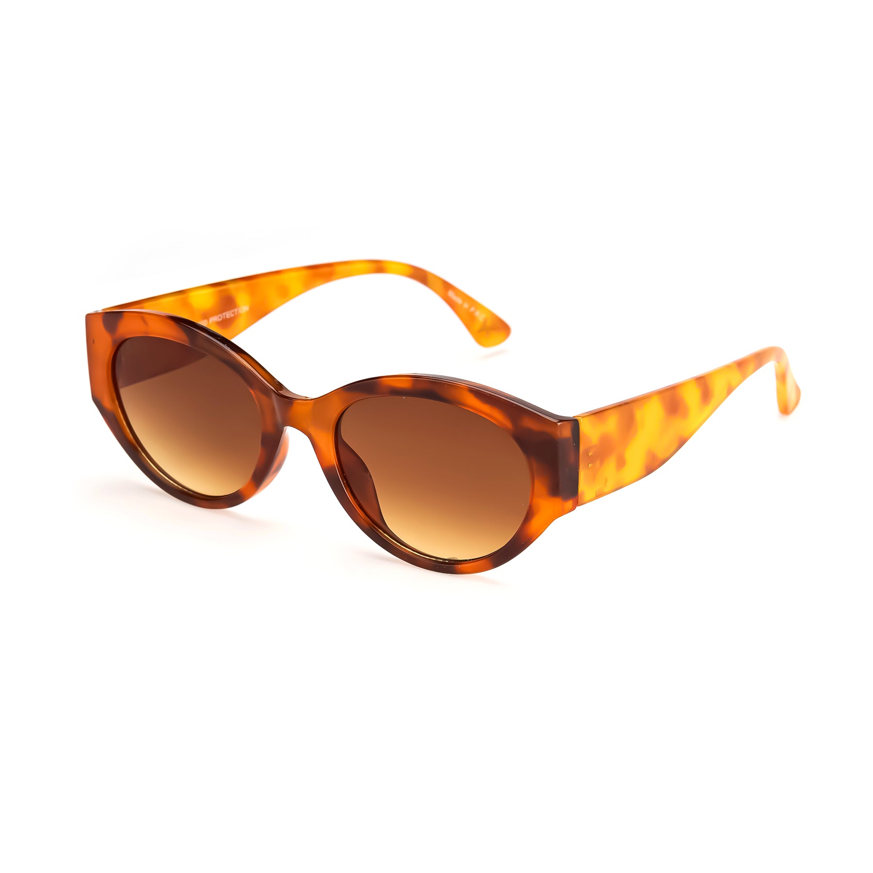 Two Tone Cat Eye Sunglasses 5844