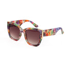 Oversized Multicolor Square Sunglasses 5902