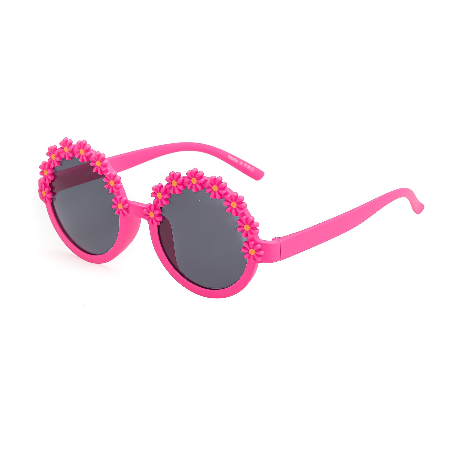 Floral Kids Round Sunglasses k1906